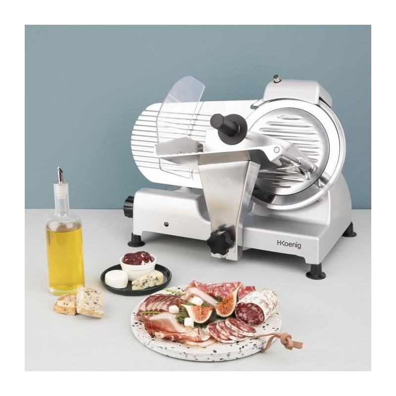 Meat slicer - H.Koenig - MSX220 - 240 W - 220 mm blade - Adjustable th