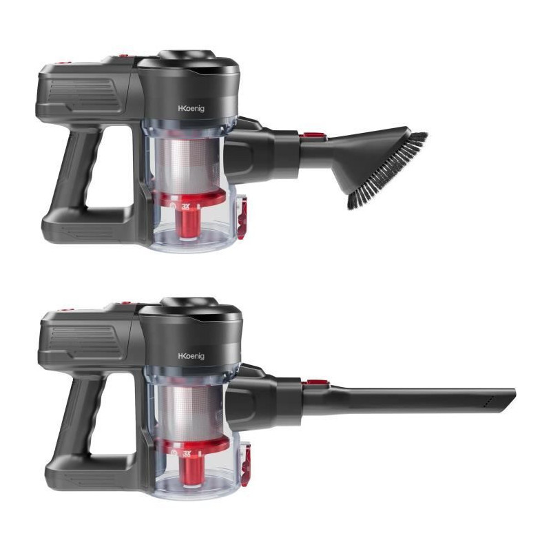 H.Koenig UP600 - Broom vacuum - Autonomy: 35 min - 22.2 V - 2 speeds -