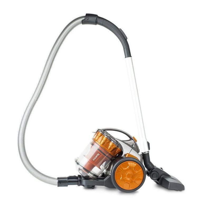 HKoeNIG Compact + bagless multicyclonic vacuum cleaner - Aluminum tele