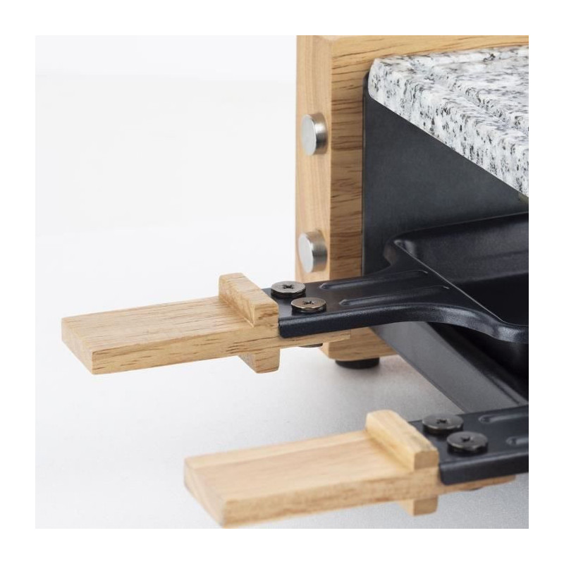 Raclette and cooking stone for 2 people - HKoeNIG - Wooden design