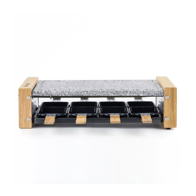 HKoeNIG raclette/grill appliance - 8 people - Wooden design - Cooking