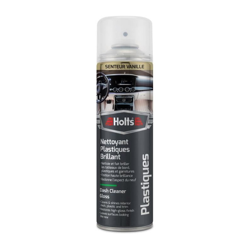 HOLTS Plastic Cleaner Gloss Finish Vanilla Scent - 500ml
