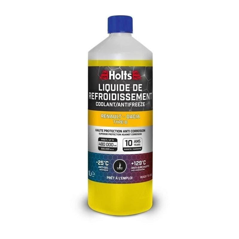 Coolant - HOLTS - HAFR0003B - Dedicated Renault-Dacia Type D 1L