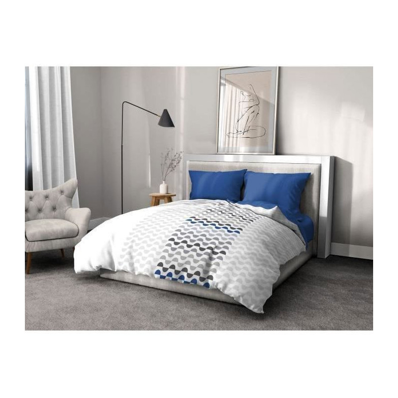 AMBROISIE Microfiber Duvet Cover Set - 1 Duvet Cover 240 x 260 cm + 2