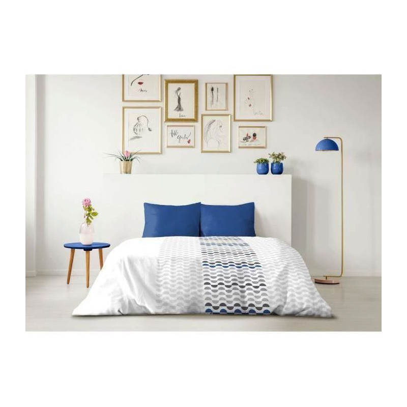AMBROISIE Microfiber Duvet Cover Set - 1 Duvet Cover 240 x 260 cm + 2