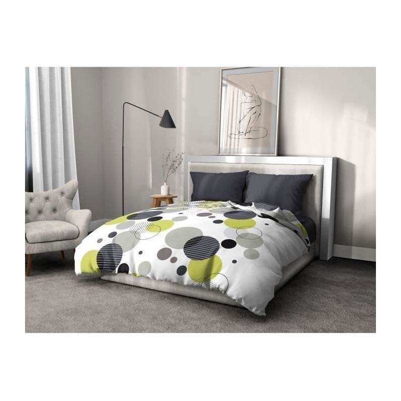 Microfiber bedding set - HOME LINGE PASSION - BULLES DE REVE - Cover 2