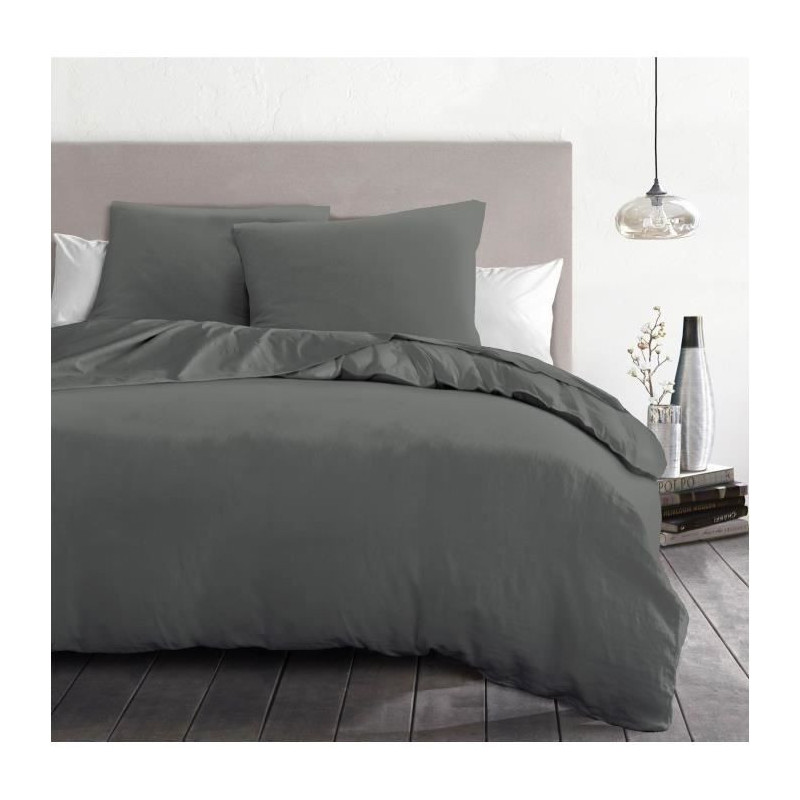 3-piece duvet set - HOME LINGE PASSION - HP72075 - 82 g microfibre - 2