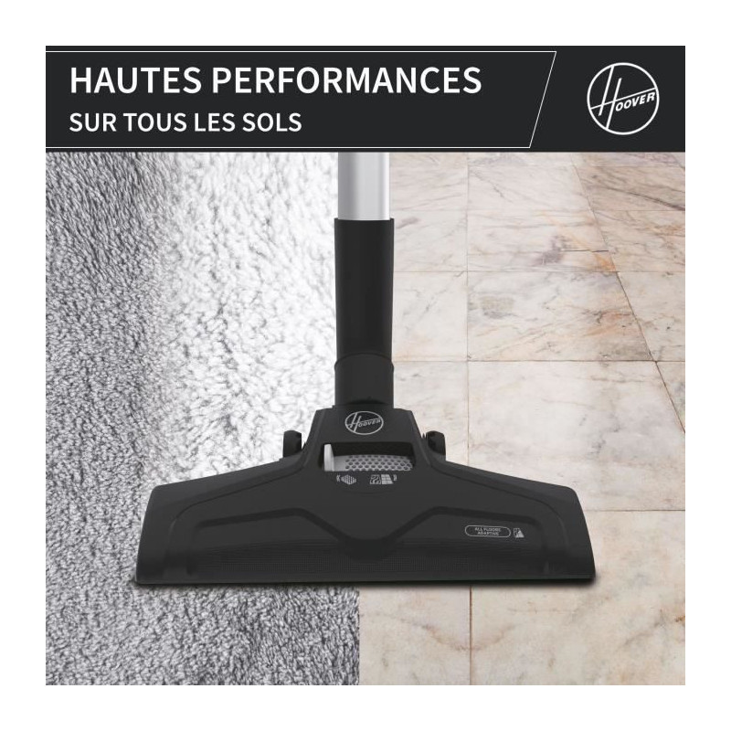 Bagless Canister Vacuum Cleaner - HOOVER - HP320PET - 850 W - 2 L - 75