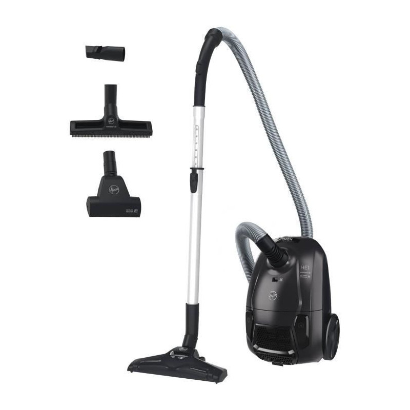 HOOVER HE1 - Compact and Powerful Bagged Cylinder Vacuum Cleaner - Lar