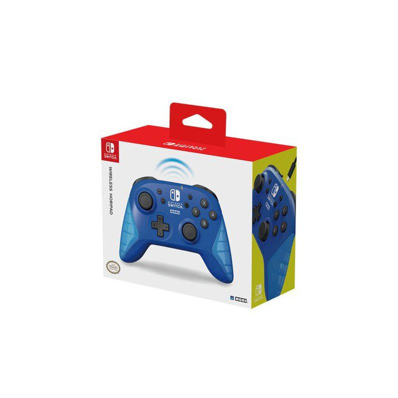 Gamepad - HORI - Nintendo Switch - 15h battery life - Blue