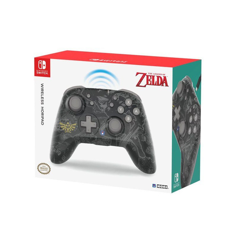 Gamepad - HORI - Zelda - Wireless - Multicolor - 15h battery life