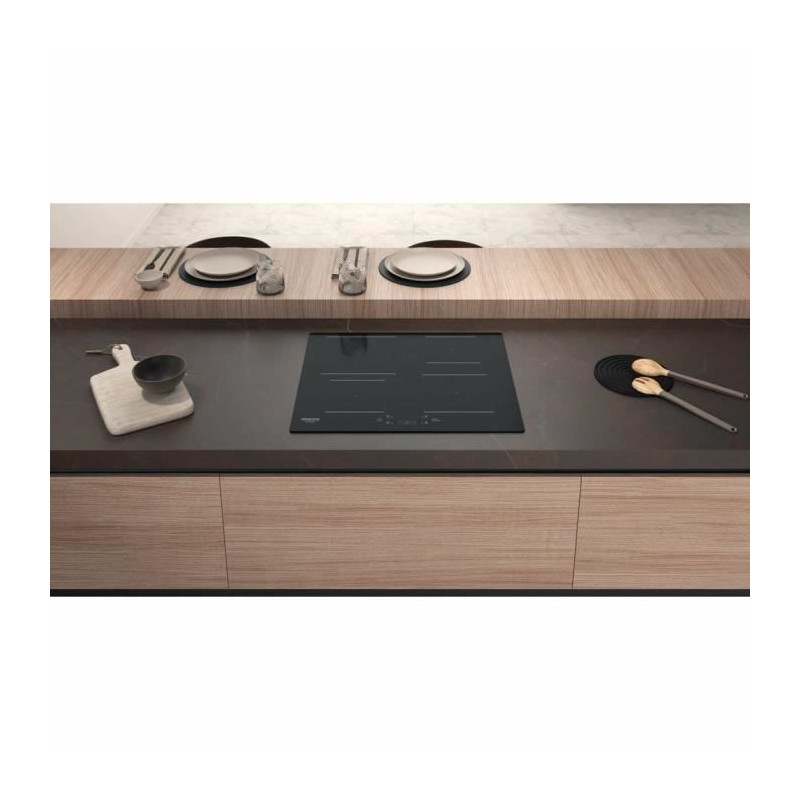 HOTPOINT - HQ5660SNE - Induction hob - 4 burners - 7200W - L60 cm - Bl
