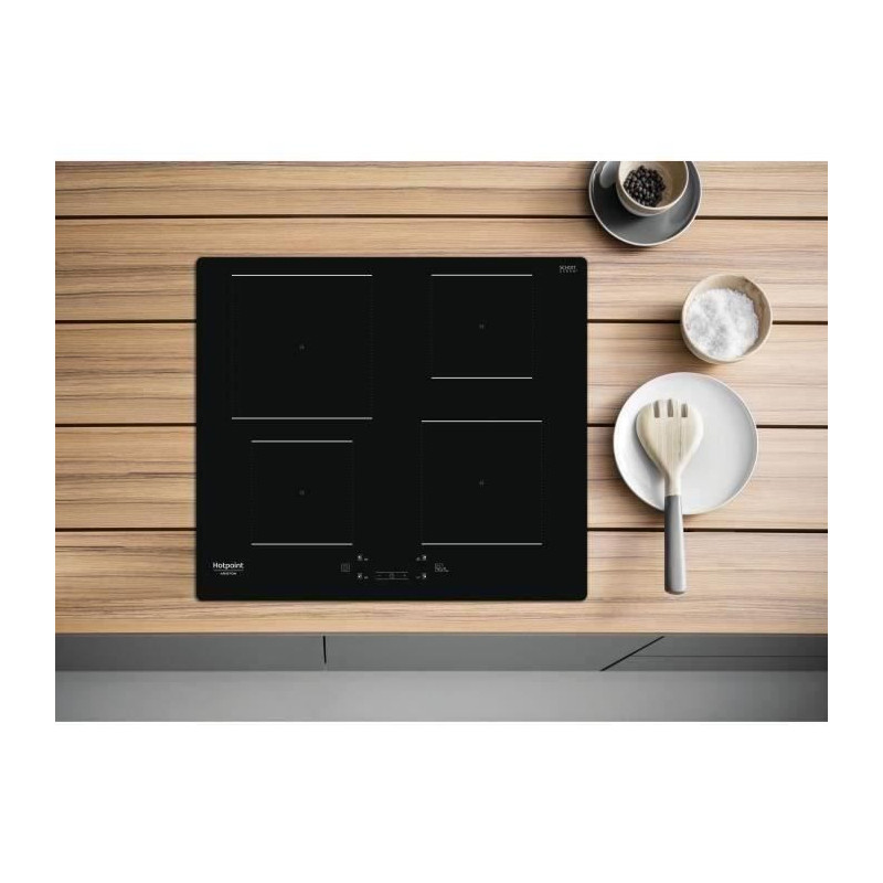 HOTPOINT - HQ5660SNE - Induction hob - 4 burners - 7200W - L60 cm - Bl