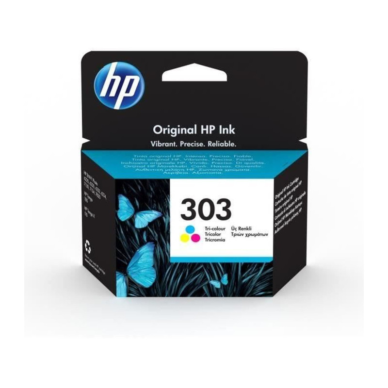 HP 303 Genuine Three-color Ink Cartridge for HP Envy Photo 6220/6230/7