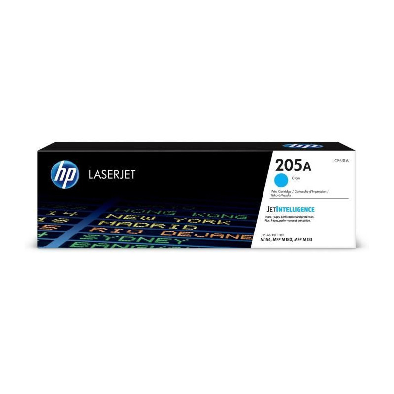 HP 205A Genuine Cyan LaserJet Toner (CF531A) for HP Color LaserJet Pro