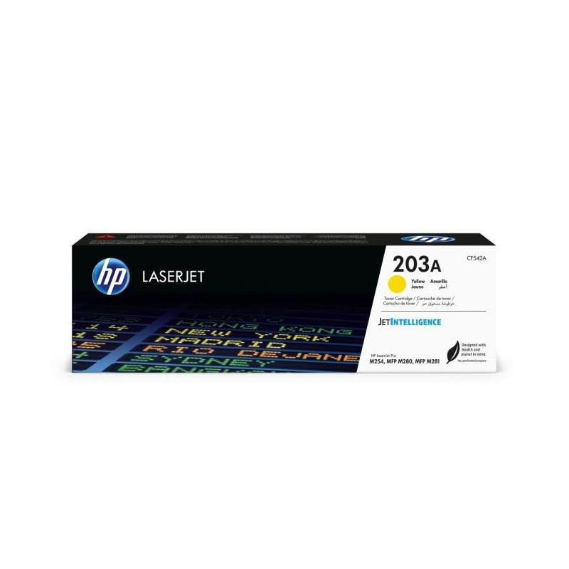 HP 203A Genuine Yellow LaserJet Toner (CF542A) for HP Color LaserJet P