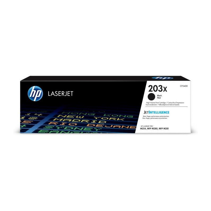 HP 203X Genuine Black LaserJet Toner Cartridge (CF540X) for HP Color L