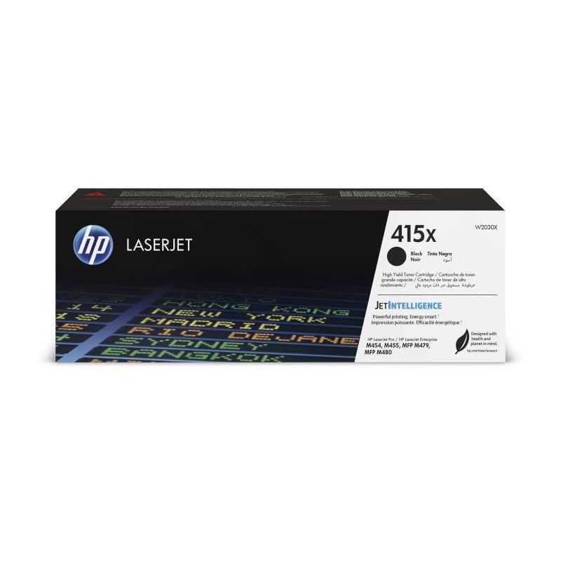 Original HP 415X High Yield Black Toner Cartridge (W2030X)