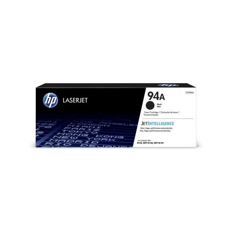 Original HP Black 94A Toner CF294A - HP - For LaserJet Pro M118 / M148