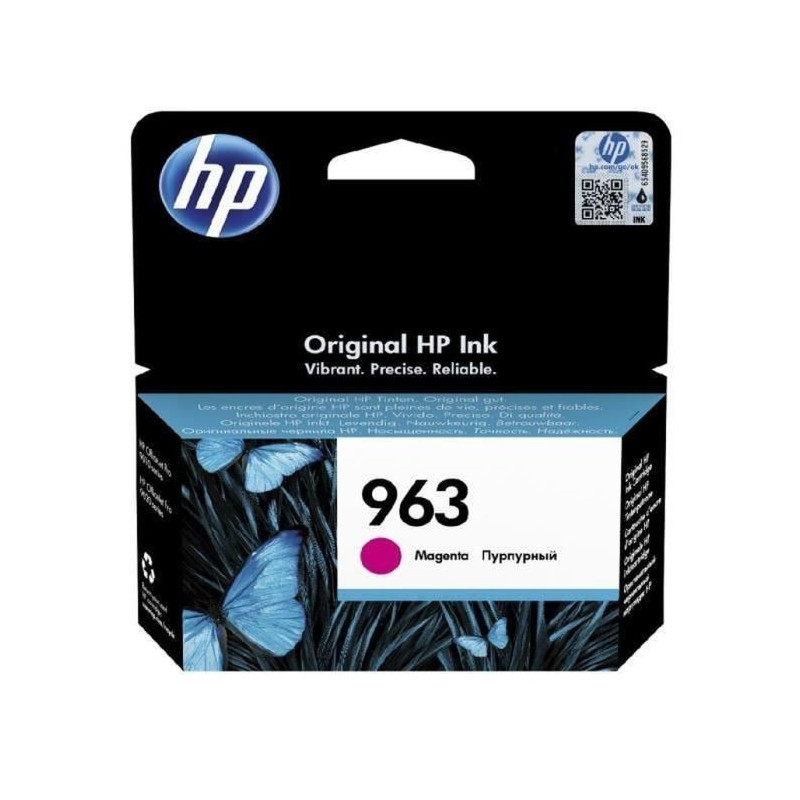 HP 963 Inkjet Cartridge - Magenta - Inkjet