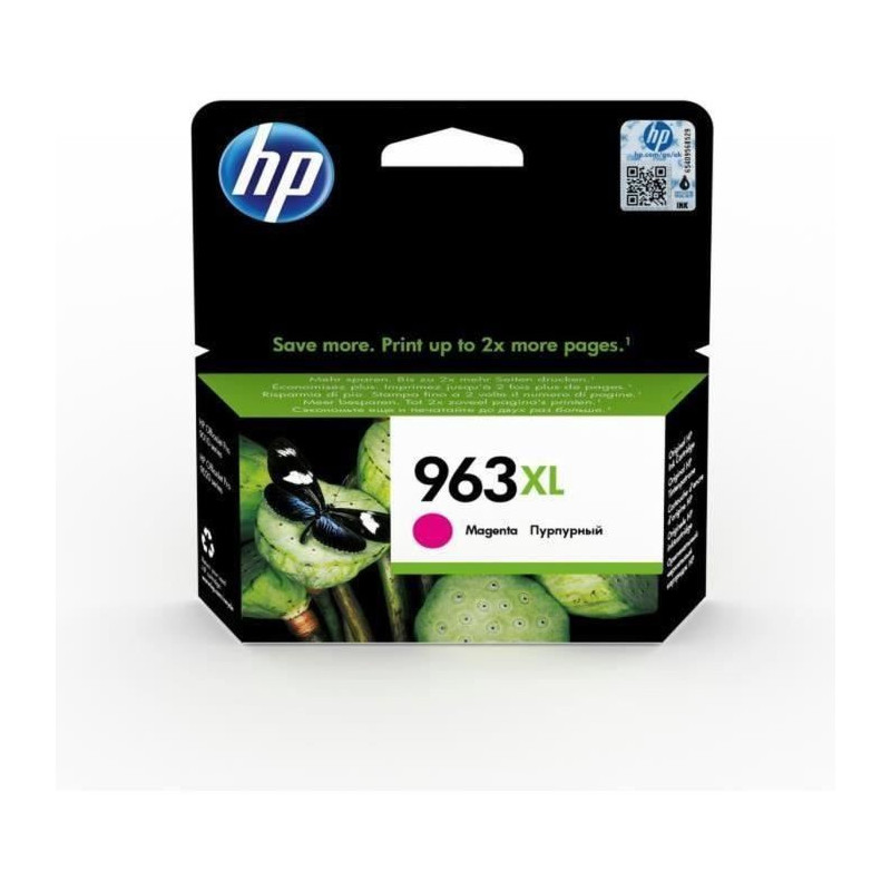 HP 963XL Inkjet Cartridge - Magenta - Inkjet