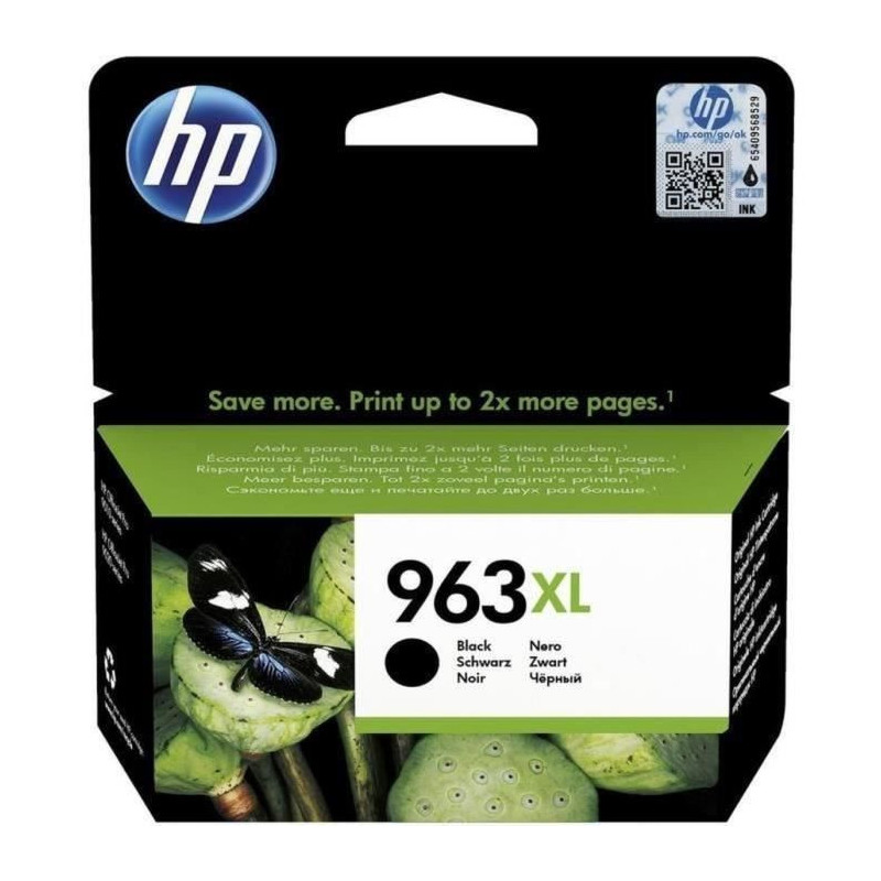 HP 963XL 3JA30AE, Genuine black ink cartridge, large capacity for HP O