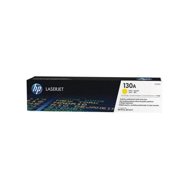 HP 130A Yellow Original Toner Cartridge (CF353A) for HP LaserJet Pro C