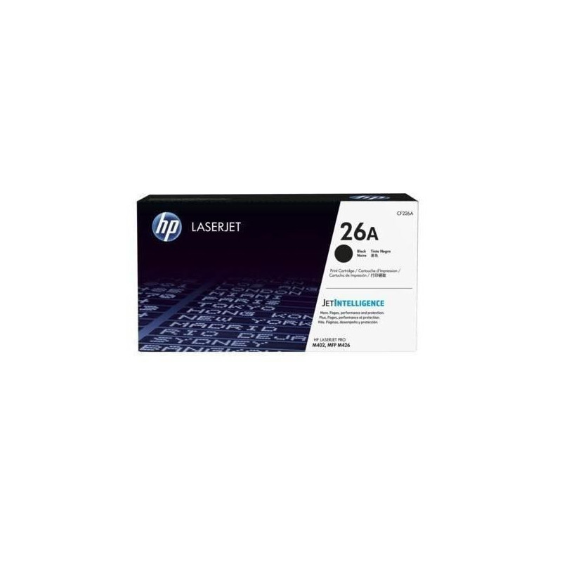 HP 26A Genuine Black LaserJet Toner Cartridge (CF226A) for HP LaserJet