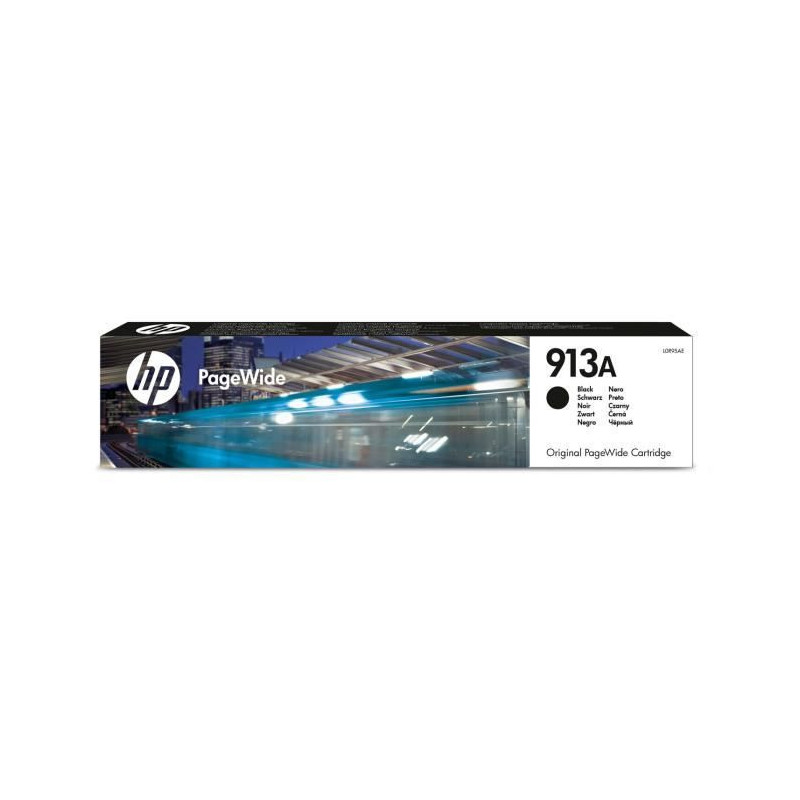 HP 913A Genuine Black Ink Cartridge for HP PageWide 377/452/477 (L0R95