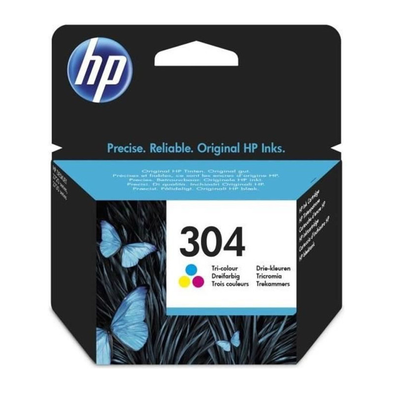 HP 304 Genuine Three-color Ink Cartridge for HP DeskJet 2620/2630/3720