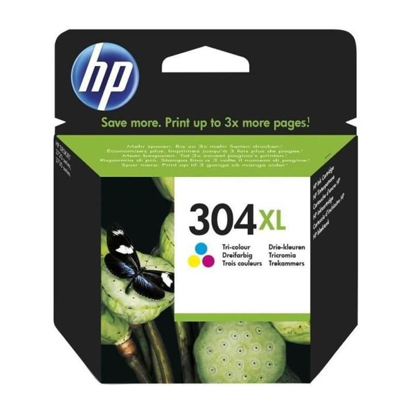 HP 304XL Genuine Three-color Ink Cartridge for HP DeskJet 2620/2630/37