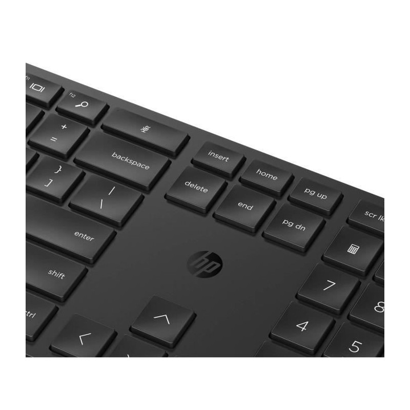 HP 650 Wireless Keyboard Mouse Set - AZERTY - Black - USB Dongle Inter