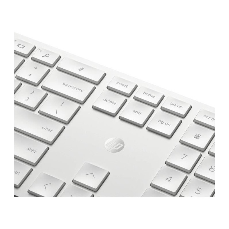 HP 650 Wireless Keyboard Mouse Set - AZERTY - White