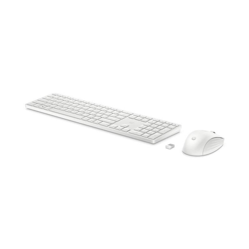 HP 650 Wireless Keyboard Mouse Set - AZERTY - White