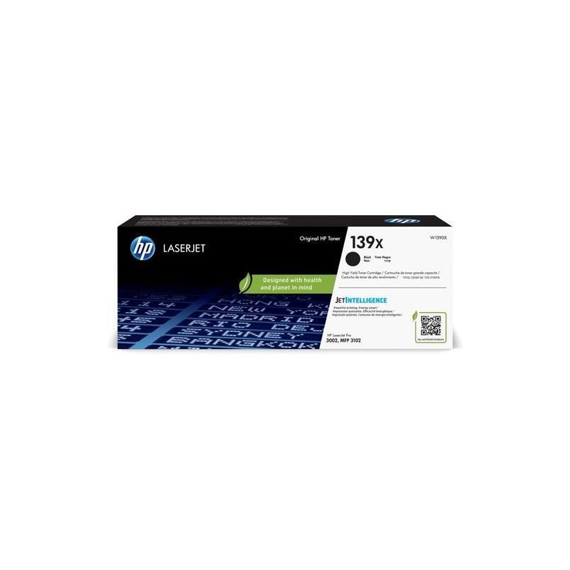 HP 139X High Yield Black Original Toner Cartridge (W1390X) for HP Lase