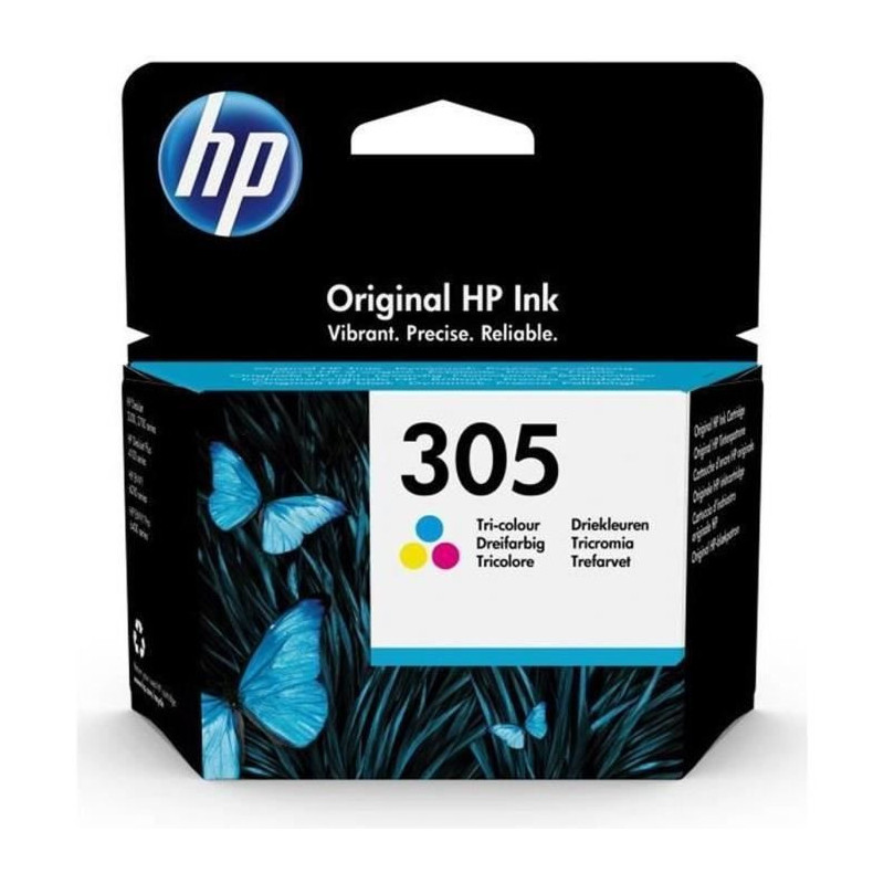 HP 305 Original Tricolor Ink Cartridge for HP DeskJet 2300/2700 / Plus