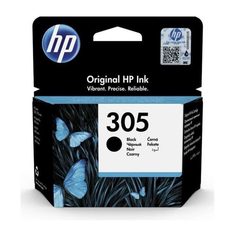 HP 305 Original Black Ink Cartridge for HP DeskJet 2300/2700 / Plus 41