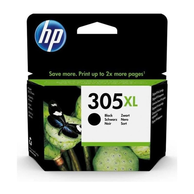 HP 305XL High Yield Original Black Ink Cartridge for HP DeskJet 2300/2