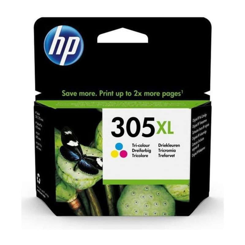 HP 305XL High Yield Original Tricolor Ink Cartridge for HP DeskJet 230