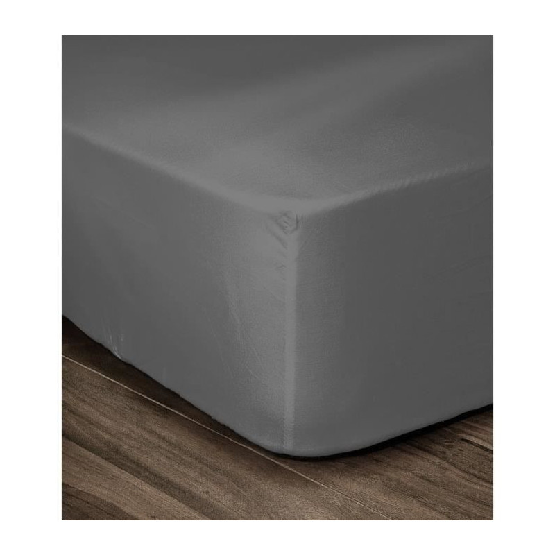 Lovely Home Drap 100% cotton cover 140x190x30 cm dark gray