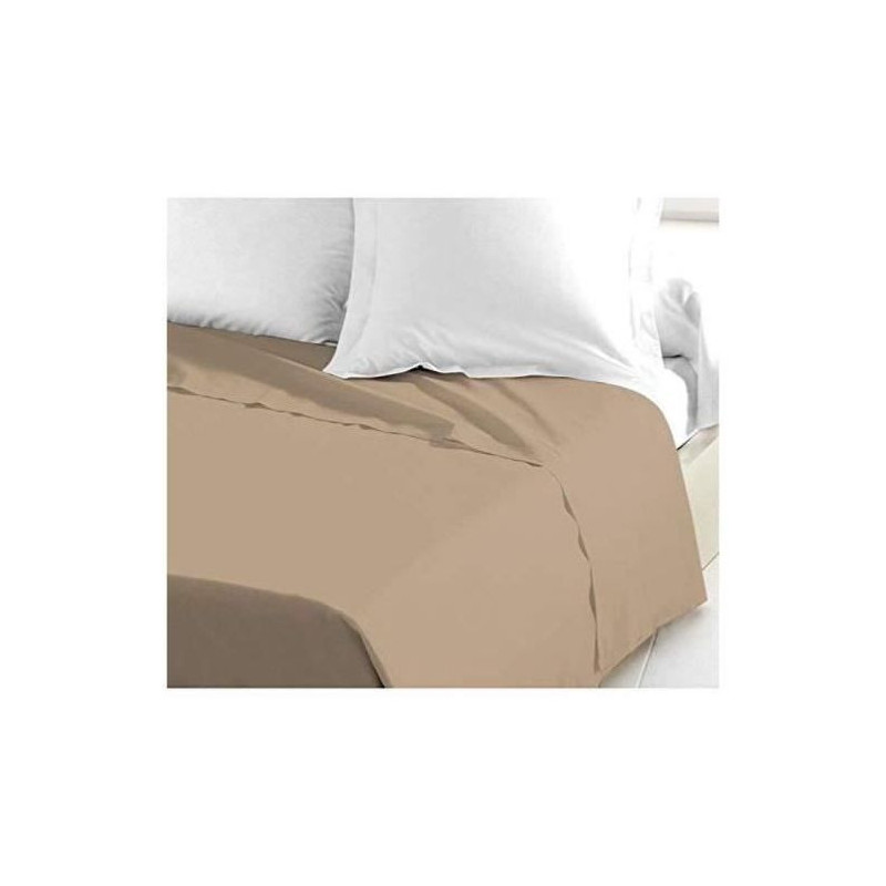 Lovely Home Flat Drap 100% Cotton 180x290 cm Beige