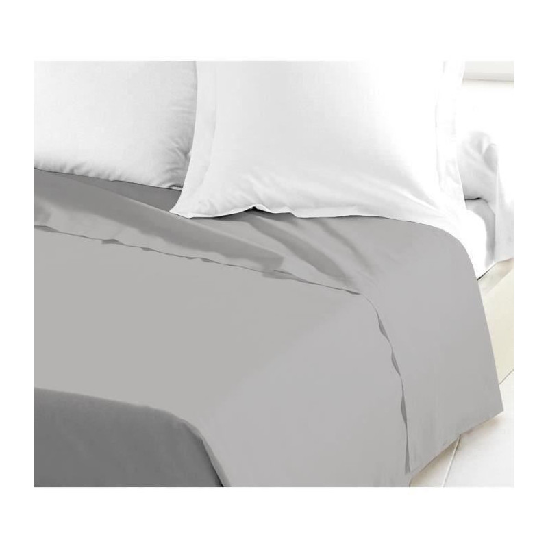 Lovely Home Flat Drap 100% Cotton 240x300 cm Light gray