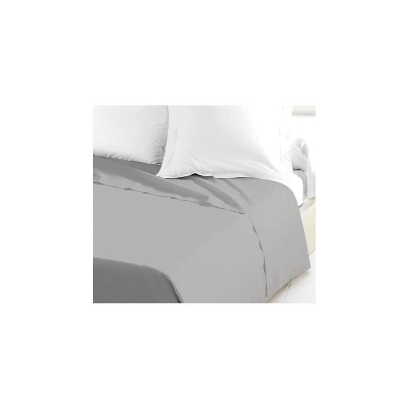Lovely Home Flat Drap 100% Cotton 240x300 cm Light gray