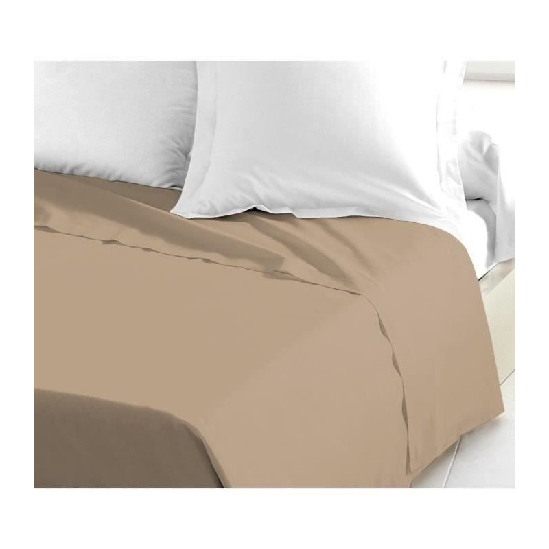 Lovely Home Flat Drap 100% Cotton 240x300 cm Beige