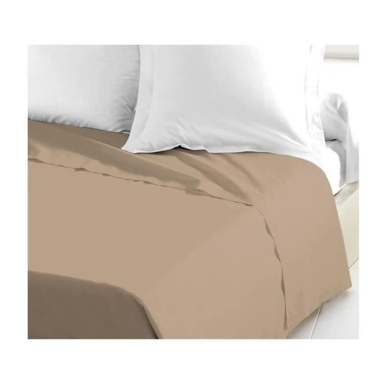 Lovely Home Flat Drap 100% Cotton 240x300 cm Beige