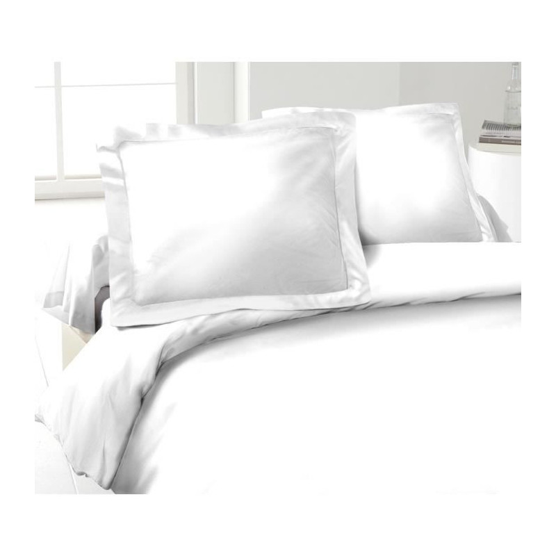 LOVELY HOME Set of 2 Pillowcases 100% cotton 50x70 cm - White