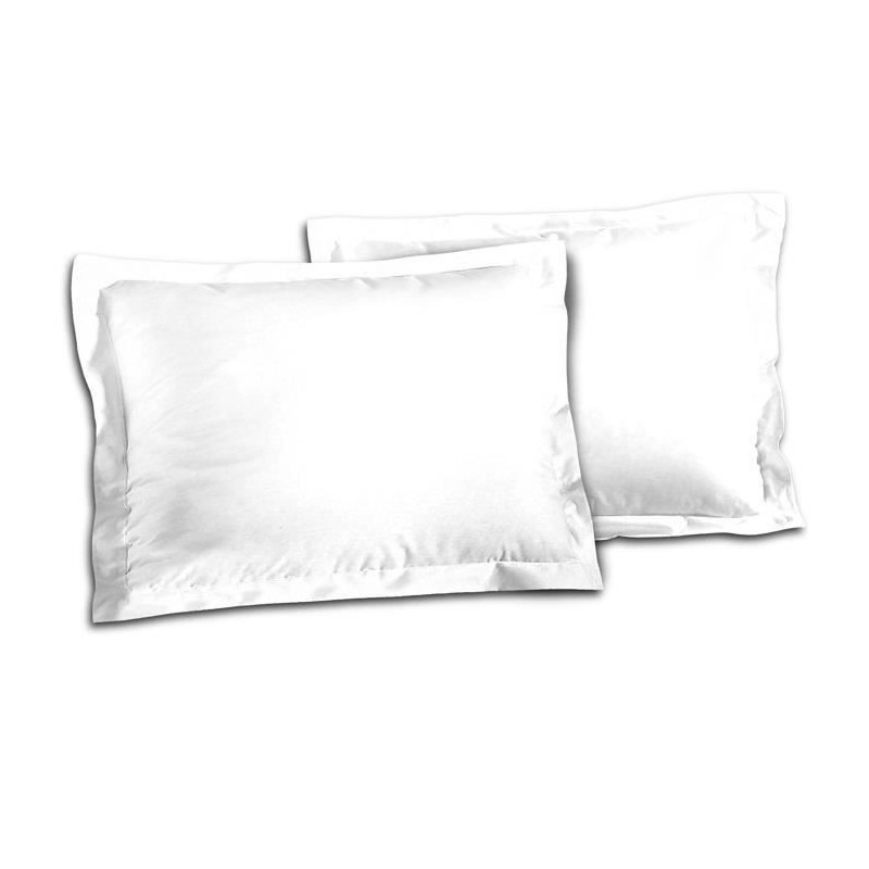 LOVELY HOME Set of 2 Pillowcases 100% cotton 50x70 cm - White