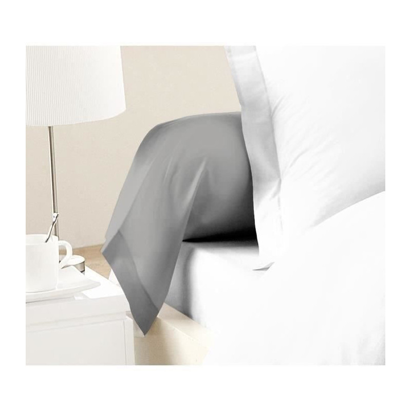 Lovely Home Lot of 2 bolts 100% cotton 85x185 cm Light gray