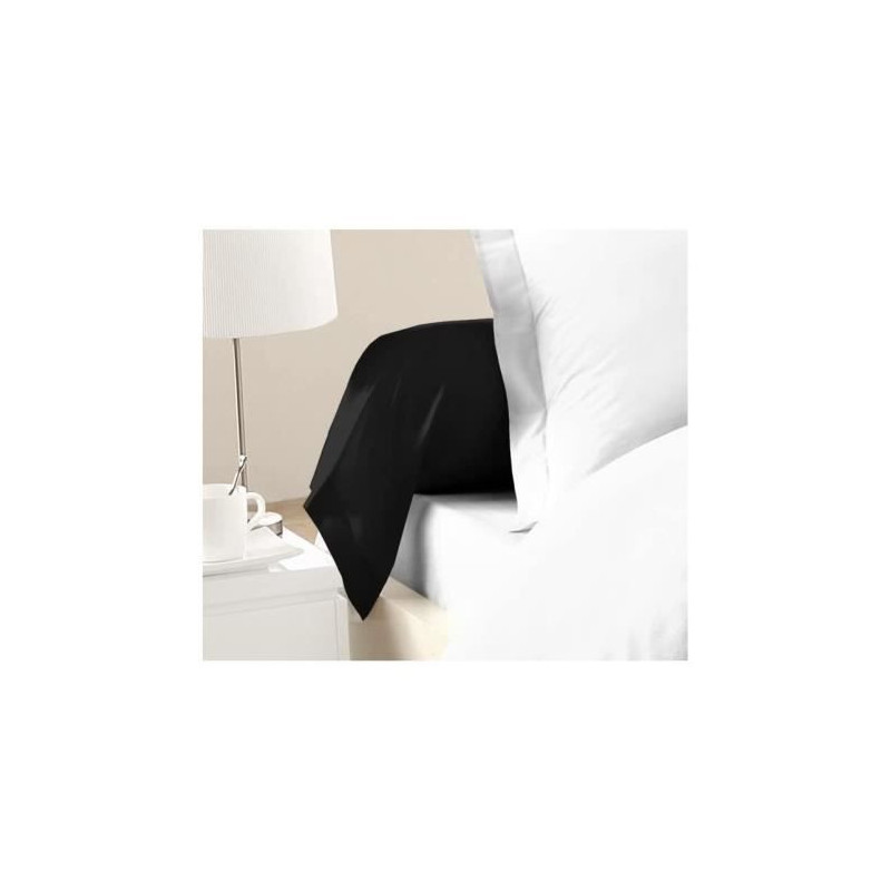 Lovely Home Lot of 2 bolts 100% cotton 85x185 cm black