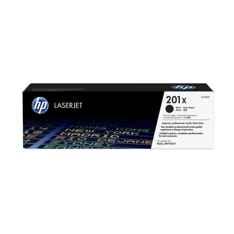 HP 201X Genuine Black LaserJet Toner Large Capacity (CF400X) for HP Co